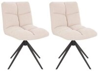 HOME DELUXE Esszimmerstuhl drehbar 2er - 8er Set NODA (2 St), Gestell aus...