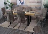 MCW Esszimmerstuhl MCW-G56-E6 (Set, 6 St), Hohe Stoffqualit&auml;t 490 g/m&sup2;