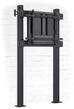 Hagor TV-Standfu&szlig; Hagor HP Counterbalanced Floor-Wall