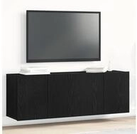 vidaXL TV-Schrank TV-Schr&auml;nke 2 Stk. Schwarze Eiche 120 x 30 x 41 cm...