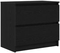 vidaXL TV-Schrank TV-Schrank Schwarz 60x35x54 cm Holzwerkstoff (1-St)