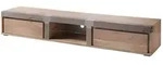 Massivmoebel24 TV-Board AMSTERDAM (Massivholz), TV-Board Akazie 240x48x39 beige