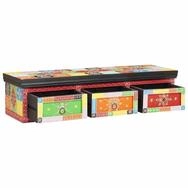 vidaXL TV-Schrank 100 x 30 x 24 cm TV-Lowboard aus massivem Holz mit...