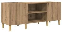 vidaXL Media-Regal Schallplattenschrank Artisan-Eiche 121 x 38 x 48 cm, 1-tlg.