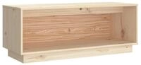 vidaXL TV-Schrank TV-Schrank 90x35x35 cm Massivholz Kiefer (1-St)