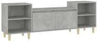 vidaXL TV-Schrank TV-Board Betongrau 160x35x55 cm Holzwerkstoff