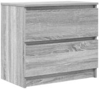 vidaXL TV-Schrank TV-Schrank Grau Sonoma 60x35x54 cm Holzwerkstoff (1-St)