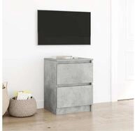 vidaXL TV-Schrank TV-Schrank Betongrau 40x35x54 cm Holzwerkstoff