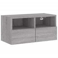 vidaXL TV-Schrank TV-Wandschrank Grau Sonoma 60x30x30 cm Holzwerkstoff