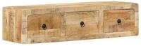vidaXL TV-Schrank TV-Wandschrank 100x32x25 cm Raues Massivholz (1-St)
