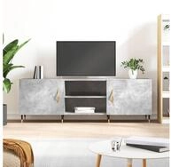 vidaXL TV-Schrank TV-Schrank Betongrau 150x30x50 cm Holzwerkstoff