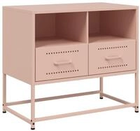 vidaXL TV-Schrank TV-Schrank Rosa 68x39x60,5 cm Stahl (1-St)