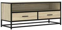 vidaXL TV-Schrank TV-Schrank Sonoma-Eiche 100x34,5x40 cm Holzwerkstoff und...