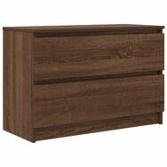 vidaXL TV-Schrank TV-Schrank Braun Eichen-Optik 80x35x54 cm Holzwerkstoff (1-St)