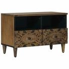 vidaXL TV-Schrank TV-Schr&auml;nk Braun 70 x 33,5 x 46 cm Massivholz (1-St)