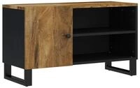 vidaXL TV-Schrank TV-Schrank 80x33x46 cm Massivholz & Holzwerkstoff (1-St)