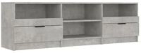 vidaXL TV-Schrank TV-Board Betongrau 150x33,5x45 cm Holzwerkstoff