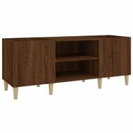 vidaXL Seitenschrank Plattenschrank Braun Eichen-Optik 121x38x48 cm...