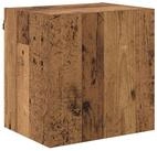 vidaXL TV-Wand TV-Wandschrank Wandmontiert Altholz 40,5x30x40cm Holzwerkstoff,...