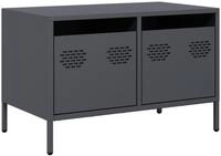 vidaXL TV-Schrank TV-Schrank Anthrazit 68x39x43,5 cm Kaltgewalzter Stahl (1-St)