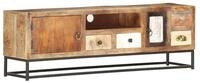 vidaXL TV-Schrank TV-Schrank 120x30x40 cm Altholz Massiv
