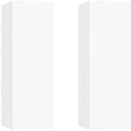 vidaXL TV-Schrank TV-Schr&auml;nke 2 Stk. Wei&szlig; 30,5x30x90 cm Holzwerkstoff (2-St)