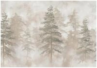 Wallarena Fototapete B&auml;ume Vlies, 6-teilig, Schlafzimmer, glatt, (3 St), 150x105cm
