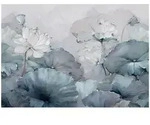 Wallarena Fototapete Blumen Vlies, 5-teilig, Wohnzimmer, glatt, (3 St), 150x105cm