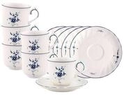 Villeroy & Boch Espressotasse Vieux Luxembourg Espressotassen mit Untertassen,