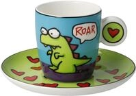 Goebel Tasse Espressotasse Ed Eck- Roar, 1-tlg., Porzellan