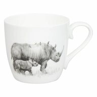 K&ouml;nitz Becher Amazing Animals - Nash&ouml;rner, 425 ml, Bone China