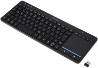 Renkforce RF-WLTKB-300 Kabellos Tastatur Deutsch, QWERTZ Schwarz Integriertes