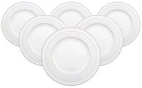 Villeroy & Boch Speiseteller Gray Pearl Speiseteller &oslash; 27,5 cm 6er Set, (6 St)
