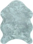 Paco Home Fellteppich Pelt 640, fellf&ouml;rmig, H&ouml;he: 16 mm, Kunstfell, Uni...