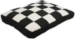 Coockoo Tierkissen Hundekissen Cozy Block schwarz/wei&szlig; schwarz 80 cm x 120 cm