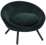 Flamingo Tierbett Hundesofa Dolco rund gr&uuml;n