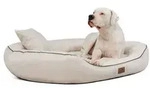 tierlando&reg; Tierbett Orthop&auml;disches Hundebett MARLON VISCO PLUS Velours beige...