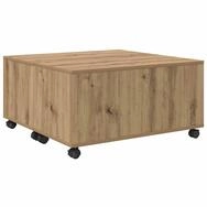 vidaXL Couchtisch 75 x 75 x 38 cm Couchtisch Eiche handwerklich 75x75x38 cm