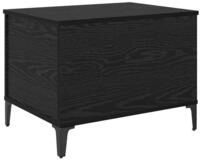 vidaXL Couchtisch Couchtisch Schwarz Eichen-Optik 60 x 44,5 x 45 cm...