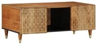 vidaXL Couchtisch Couchtisch 100x54x40 cm Massivholz (1-St)