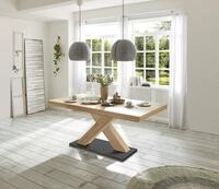 M&auml;usbacher Kulissentisch in asteiche - 180x76x90cm (BxHxT)