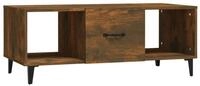 vidaXL Couchtisch Couchtisch R&auml;uchereiche 102x50x40 cm Holzwerkstoff (1-St)