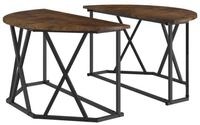 vidaXL Couchtisch 80 x 80 x 42 cm Couchtisch Raucheiche 80x80x42 cm...
