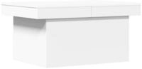 vidaXL Couchtisch Couchtisch Wei&szlig; 100x55x40 cm Holzwerkstoff (1-St)