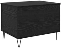 vidaXL Couchtisch Couchtisch Schwarz Eichen-Optik 60 x 44,5 x 45 cm...