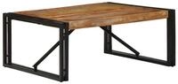 vidaXL Couchtisch Couchtisch Mehrfarbig 80x80x35 cm Altholz Massivholz (1-St)