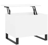 vidaXL Couchtisch Couchtisch Wei&szlig; 60x44,5x45 cm Holzwerkstoff (1-St)