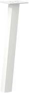 vidaXL Tischbein Couchtischbeine 4 Stk. Wei&szlig; 30 cm Stahl