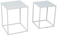 SVITA Standregal, Couchtisch, Beistelltisch, Wohnzimmertisch, Metall, Schwarz