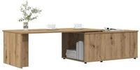 vidaXL Couchtisch, Couchtisch Artisan-Eiche 150x50x35 cm Holzwerkstoff